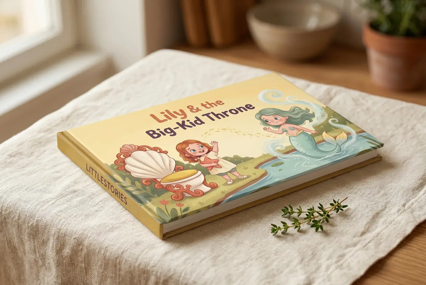 Personalisiertes Bibliotherapie-Bilderbuch für potty