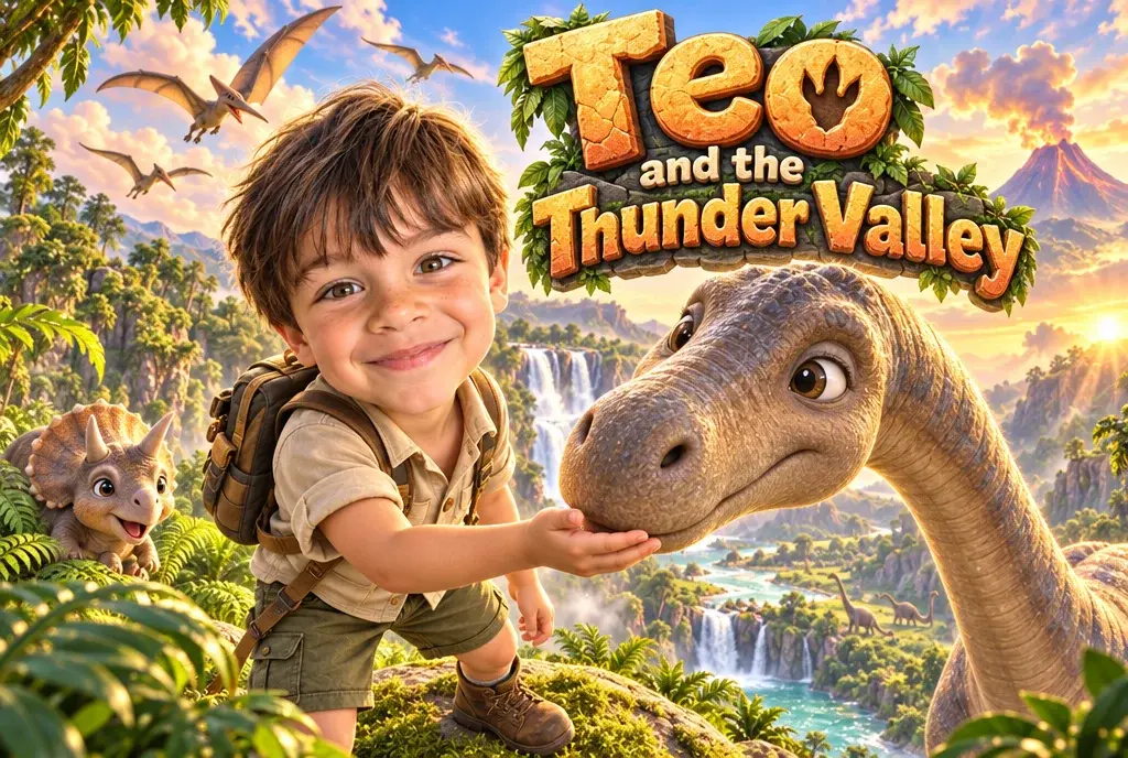 Teo and the Thunder Valley — boekomslag