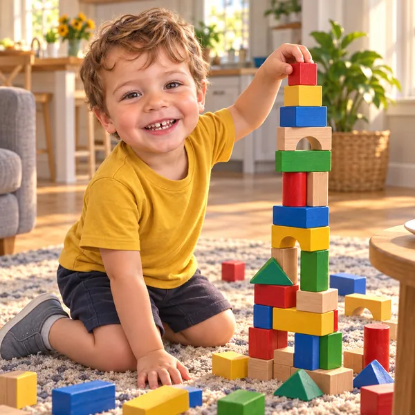 Back home, Finn finishes his tower